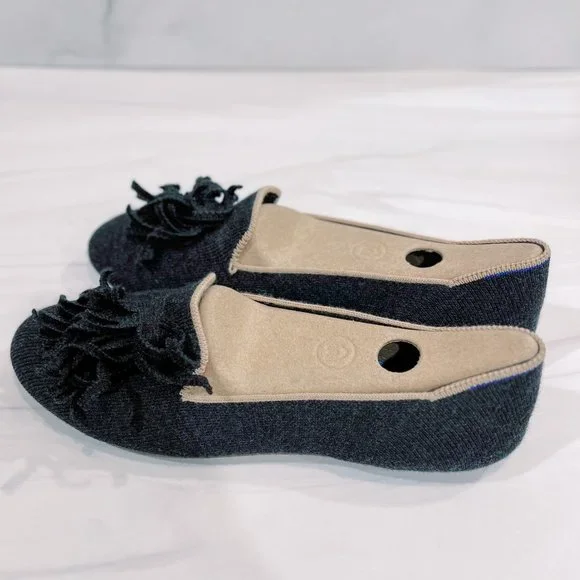 ROTHY’S The Merino Tassel Loafer Black Diamond - Limited Edition - Picture 6 of 14